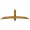 Ekena Millwork Bellingham Rough Sawn Timber Gable Bracket, Western Red Cedar, 84"W x 28"H x 4"D x 6"F, 8/12 Pitch GBW084X28X0406BEL00RWR - alternate 1